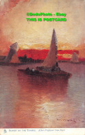 R450737 Sunset On The Thames. Tuck. Oilette. Connoisseur. Postcard 2574. After P - World