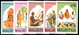 Mauritius 1983 Death Centenary Of Swami Dayananda Unmounted Mint. - Mauricio (1968-...)