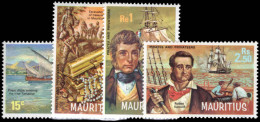 Mauritius 1972 Pirates And Privateers Unmounted Mint. - Maurice (1968-...)