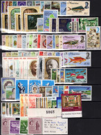 Mauritius 1968-80 Selection Of Mainly Sets Lightly Mounted Mint. - Maurice (1968-...)