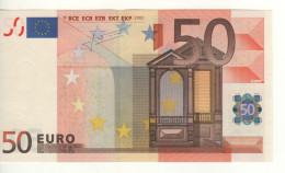 50 EURO  "Z"  BELGIO   Firma Trichet     T 011 A1   Z3  /   FDS   -   UNC - 50 Euro