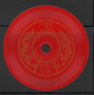 Bhutan 1973 ,  Phonographic Record Stamps   ,UNUSUAL - Bhután
