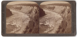 Stereo-Fotografie Underwood & Underwood, New York, Ansicht Niagara Falls / NY, Whirpool Rapids  - Fotos Estereoscópicas
