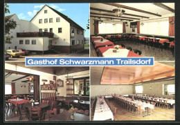 AK Trailsdorf, Gasthof Schwarzmann, Innenansichten, Speisesäle  - Other & Unclassified