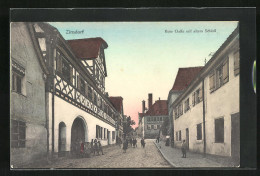 AK Zirndorf, Rote Gasse Mit Altem Schloss  - Zirndorf