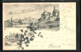 Künstler-AK Abenberg, Gasthaus Und Blick über Die Stadt  - Other & Unclassified