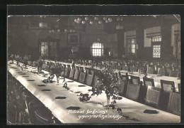 Foto-AK Hammelburg, Festsaal Für Kriegsgefangenenheimkehr 1919  - War 1914-18