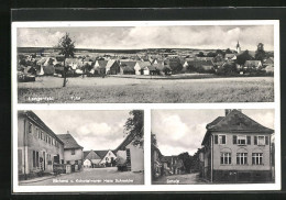 AK Langenfeld, Bäckerei Und Kolonialwarenhandlung Hans Schneider, Schule, Totalansicht  - Other & Unclassified