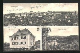 AK Eismannsberg, Totalansicht, Pfarrhaus, Mauersmühle  - Other & Unclassified