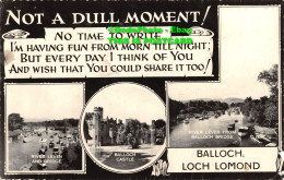 R451237 Not A Dull Moment. Balloch. Loch Lomond. River Leven And Bridge. Valenti - World