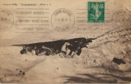 74 - CHAMONIX - J.O. 1924 - Obl. Krag Du 3 Février, Jour De La Finale Des Courses De Bobs - CPA J.J. 6299. (lire Nota) - Chamonix-Mont-Blanc