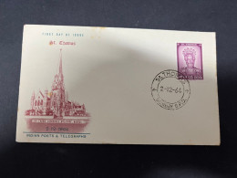 16-5-2024 (5 Z 19) INDIA FDC Cover - 1964 - St Thomas - FDC