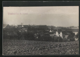 Foto-AK Treskonitz B. Saaz, Panorama  - Tschechische Republik