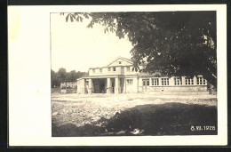 AK Libocany U Zatce, Grösseres Gebäude, 08.07.1928  - Tschechische Republik