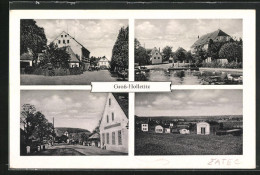 AK Gross-Holletitz, Strassenpartie Mit Gasthaus, Ortspartie  - Tschechische Republik