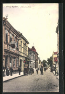 AK Nový Bydzov, Jicinska Ulice, Hotel Chlumec  - Tschechische Republik