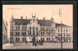 AK Nový Bydzov, Rathaus Am Marktplatz  - Czech Republic