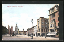 AK Königgrätz / Hradec Kralove, Geschäfte Am Marktplatz  - Czech Republic