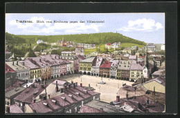 AK Trautenau / Trutnov, Blick Vom Kirchturm Gegen Das Villenviertel  - Tschechische Republik