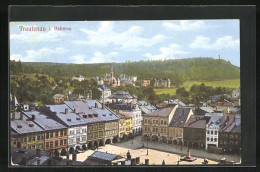 AK Trautenau / Trutnov, Marktplatz Aus Der Vogelschau  - Tschechische Republik