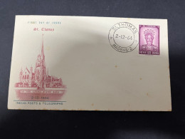 16-5-2024 (5 Z 19) INDIA FDC Cover - 1964 - St Thomas - FDC