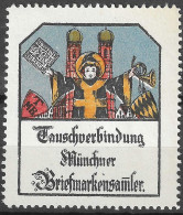 VIGNETTE Reklamemarke München: Briefmarken Tauschverbindung München - Vignetten (Erinnophilie)