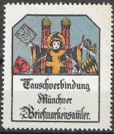 VIGNETTE Reklamemarke München: Briefmarken Tauschverbindung München - Erinnofilie