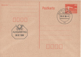 Germany Deutschland DDR 1986 Berlin, Palast Der Republik, Canceled In Berlin - Cartes Postales - Oblitérées