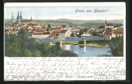 AK Kaaden / Kadan, Totalansicht Mit Brücke  - Czech Republic