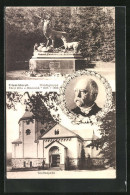 AK Friedrichsruh, Fürst Otto Von Bismarck, Hirschgruppe, Gruftkapelle  - Historical Famous People