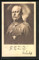 AK Erich Ludendorff In Uniform Und Verdienstkreuz  - Personnages Historiques