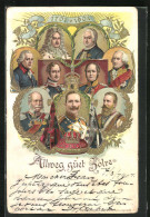 Präge-AK Friedrich Wilhelm III. Von Preussen, 1701-1901  - Royal Families