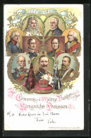 Präge-AK Friedrich Wilhelm III. Von Preussen, 200 Jähr. Bestehen D. Königr. Preussen  - Königshäuser