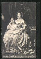 AK Königin Marie Von Hannover Und Prinzessin Mary  - Royal Families