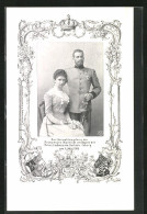 AK Vermählungsfeier Prinzessin Mathilde Von Bayern Mit Prinz Ludwig Von Sachsen-Coburg-Gotha 1900  - Königshäuser