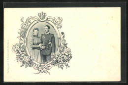 AK Prinzessin Pauline Von Wrttbg Und Friedrich Erbprz. V. Wied  - Royal Families