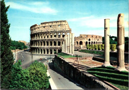 16-5-2024 (5 Z 20) Italy (posted 1954) Colosseum & Temple Of Vénus - Monuments