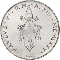Vatican, Paul VI, 10 Lire, 1975 (Anno XIII), Rome, Aluminium, SPL+, KM:119 - Vaticano (Ciudad Del)
