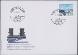Suisse - 2024 - Schifffahrt Bodensee - Ersttagsbrief FDC ET - Lettres & Documents