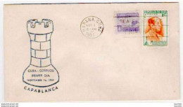 2583  Chess - Echecs - 1951 - FDC - 1c On Card - Cb - 4,50 - Schach