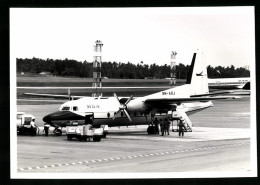 Fotografie Flugzeug Fokker 27, Passagierflugzeug Der MSA, Kennung 9M-AOJ  - Luftfahrt