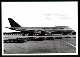 Fotografie Flugzeug Boeing 747 Jumbojet, Frachtflugzeug Northwest Orient Cargo, Kennung N629US  - Luftfahrt