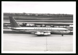 Fotografie Flugzeug Boeing 707, Passagierflugzeug Northwest Airline, Kennung N723US  - Luftfahrt