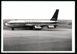 Fotografie Flugzeug Boeing 707 Jumbojet, Passagierflugzeug Northwest, Kennung N726US  - Luchtvaart