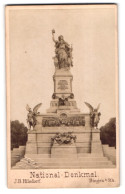 Fotografie J. B. Hilsdorf, Bingen A. Rh., Ansicht Rüdesheim, Blick Auf Das National-Denkmal, Niederwald-Denkmal  - Plaatsen