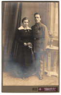 Fotografie F. Lasch, Hohenstein-Ernstthal, Lungwitzerstr. 24, Junger Soldat In Feldgrau Uniform Mit Eisernem Kreuz  - Guerre, Militaire