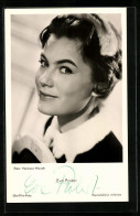 AK Schauspielerin Eva Probst Im Portrait, Autograph  - Actores