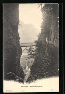 AK Meiringen, Alpbachschlucht Mit Brücke  - Meiringen