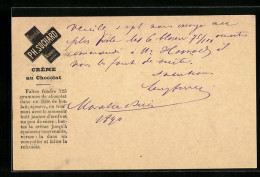 Vorläufer-AK Neuchatel, 1890, Creme Au Chocolat, Ph. Suchard  - Landwirtschaftl. Anbau