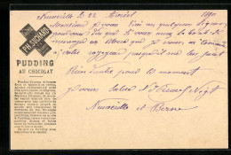 Vorläufer-AK Neuchatel, 1890, Chocolat Suchard, Pudding Au Chocolat  - Cultivation